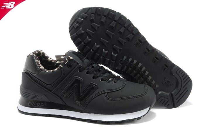 new balance noir et leopard